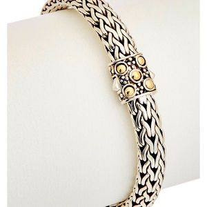 John Hardy Silver & Gold Dot bracelet